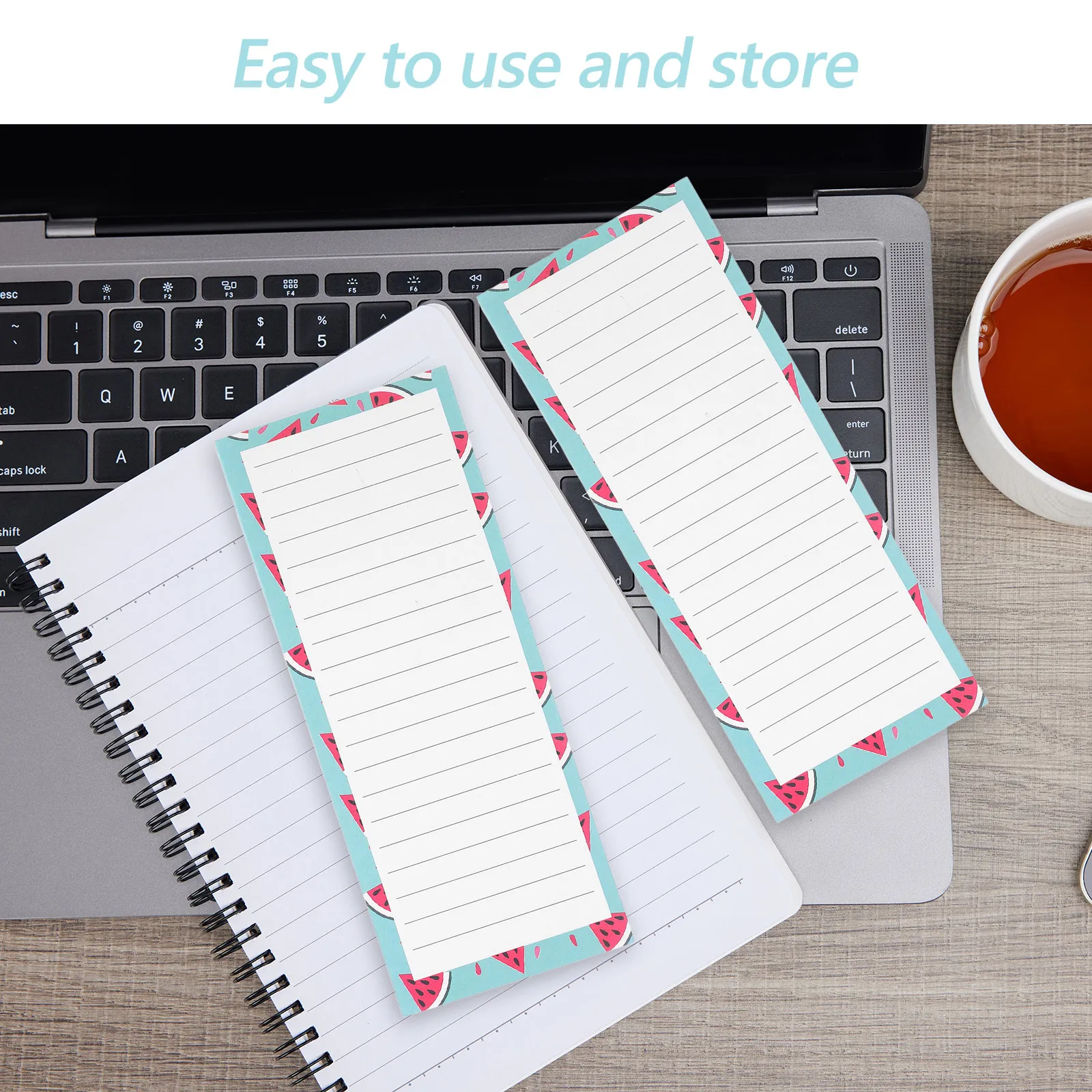 3Pcs Magnetic Notepad for Refrigerator Fridge Grocery List Pad Memo Pad Office Kitchen Restaurant Use Smooth Writing Surface