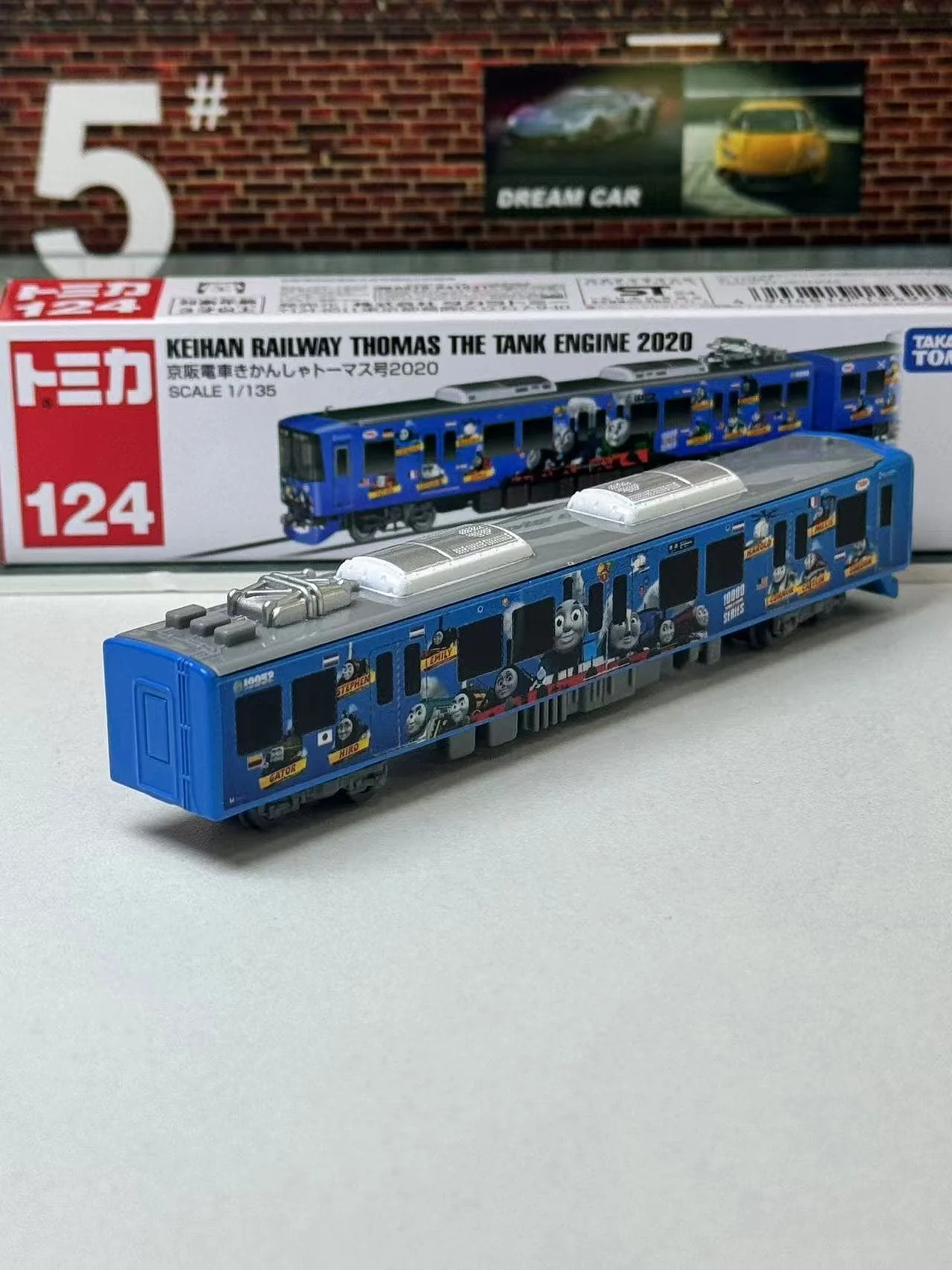 

Takara Tomy Long Type Tomica No.124 Keihan Electric Railway Thomas 2020 Train 1/135 Diecast Automotive Model Ornaments Cas Toys