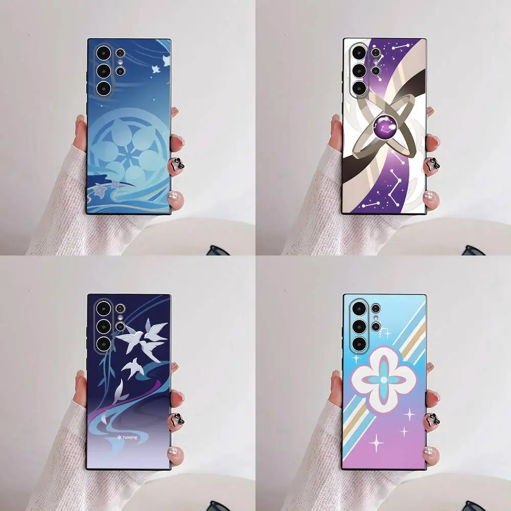 Honkai Star Rail Game Same Style Phone Case For Samsung S25,S24,S21,S22,S23,S30,Ultra,S20,Plus,Fe,Lite,5G Black Cover
