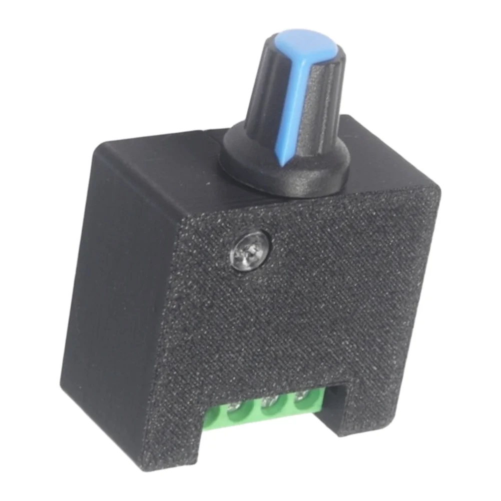 DC 12V-24V 3A Fan Speeds Controller For PWM Dimmer For Computer Cooling USB Protection Black Industrial Control Switch