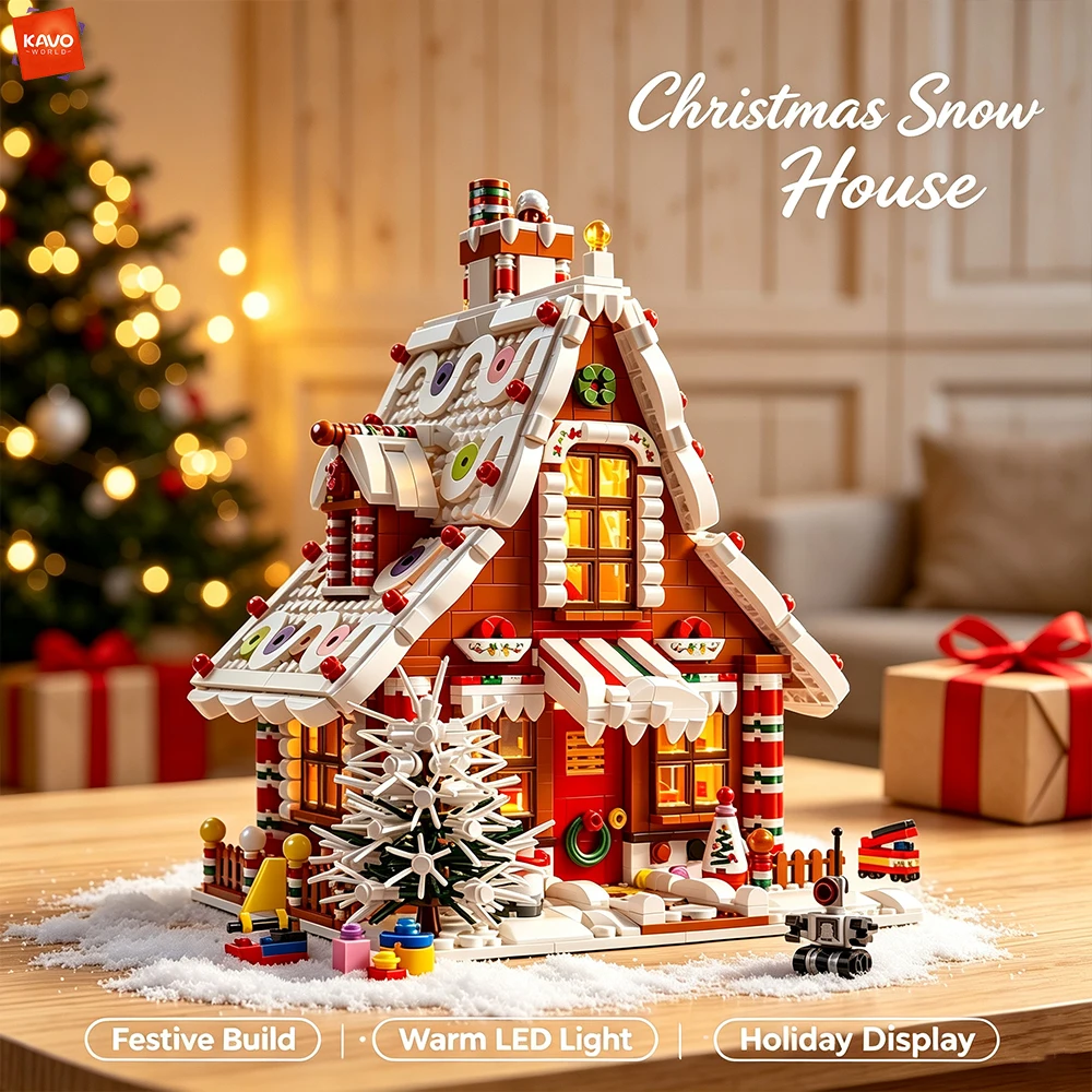 Home Fragrance Gingerbread - KAVOWORLD 1614PCS Christmas Gingerbread House Building