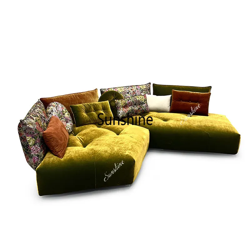 Minimalist Fabric Petals, Design, Fabric Modules, Shaped Corner Sofas