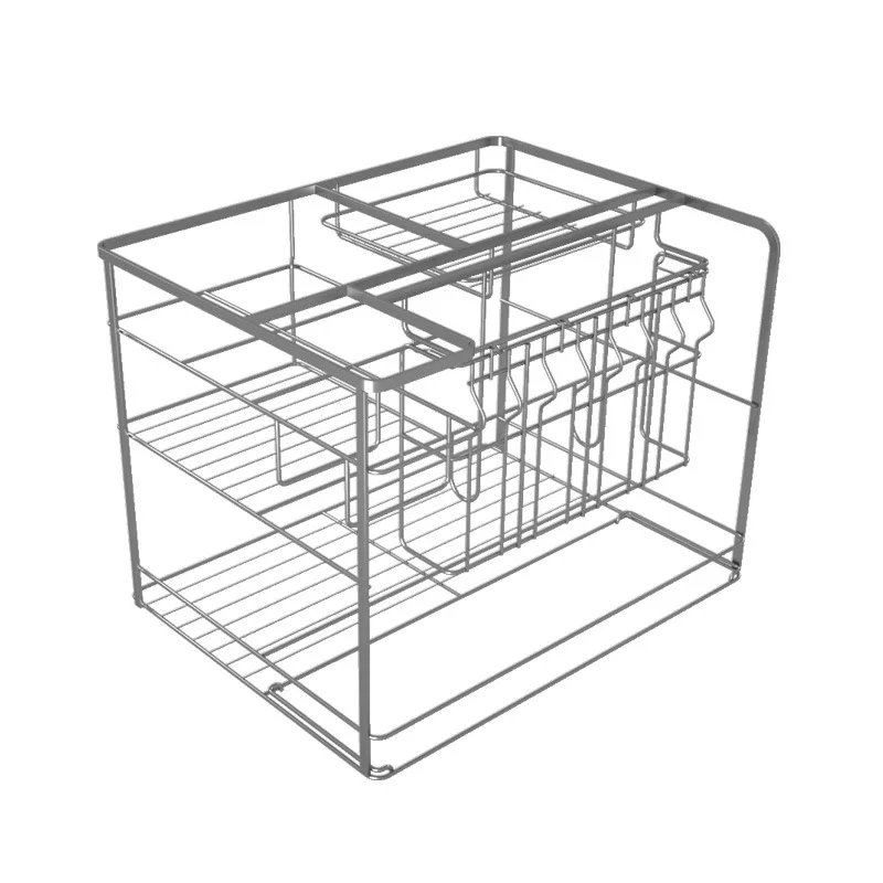 

Basket Kitchen Cabinet Nano Dry Plating Kitchen Cabinet Drawer Shelf Seasoning Basket Storage