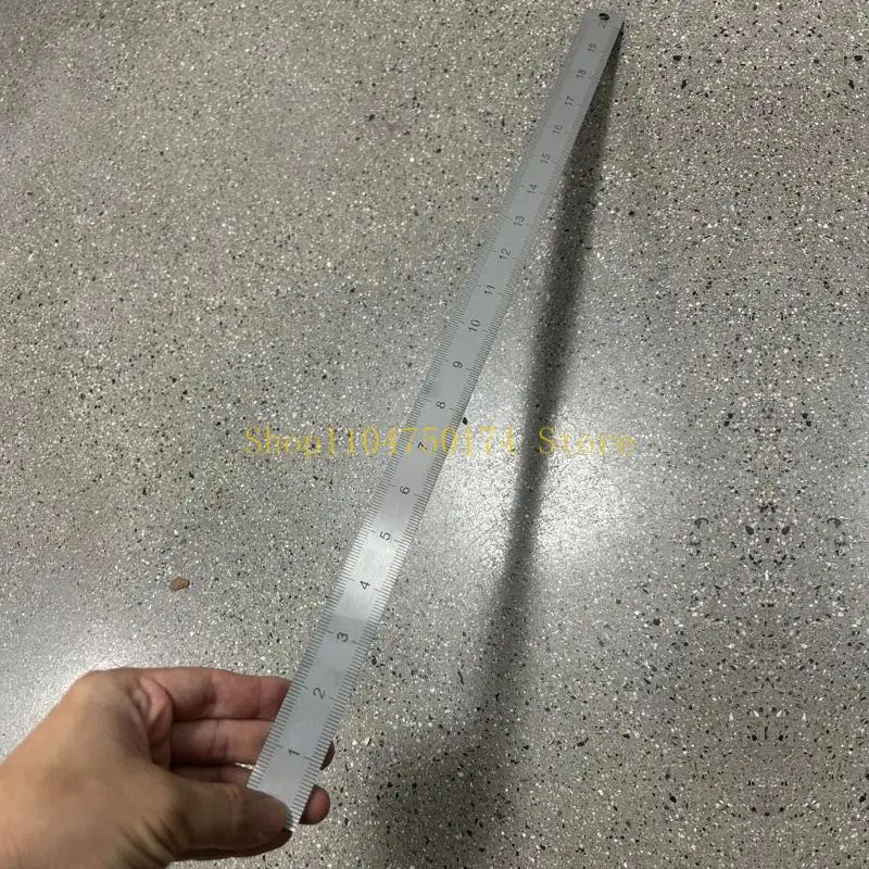 Multipurpose Metal Ruler Stainless Steel Double Scale Ruler With Nonslip Design Great For Artists And Builders top sale