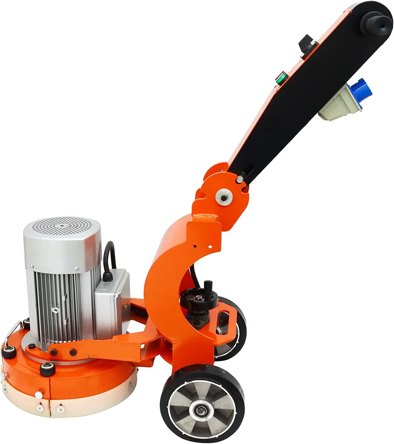 Concrete Floor Grinder Polishing Machine for Epoxy Ground Foldable Arm Hand Push for Restore New and Old Ground 220V