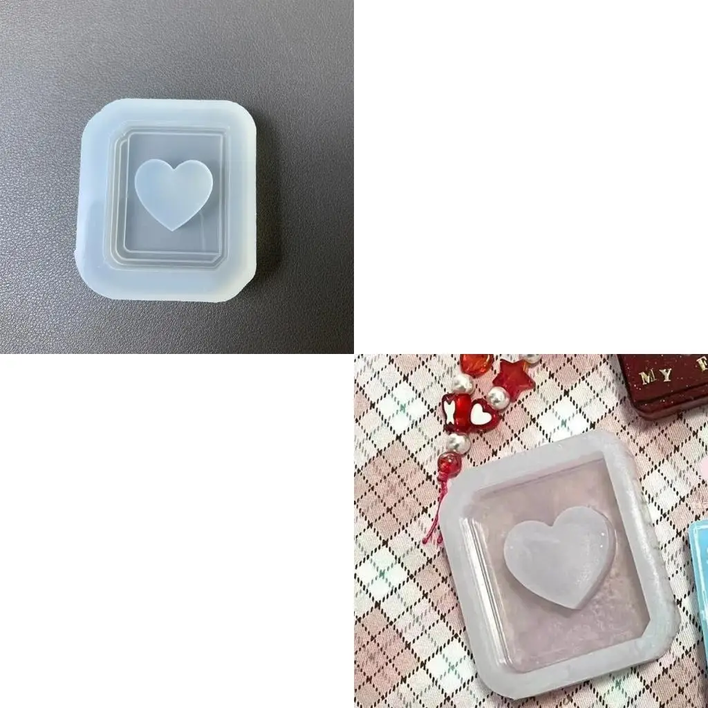 

Compact Silicone Book Lover Mold For Creating Unique Pendants And Bag Charm