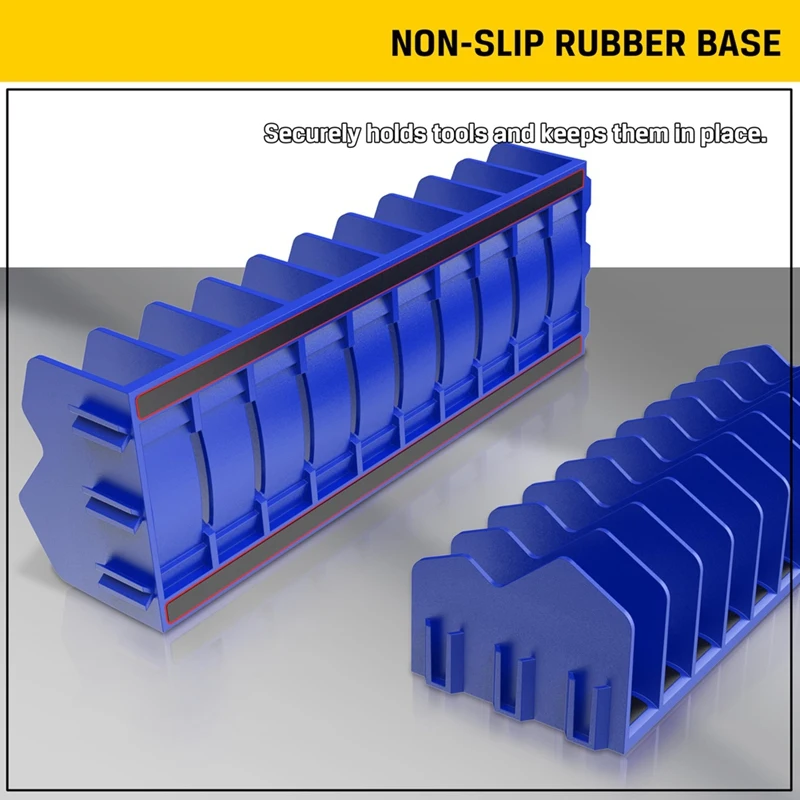 AT02-Plier Organizer Rack, 10-Slot Pliers Cutters Organizer Rack ,Tool Organizer, Tool Drawer Toolbox Organizer