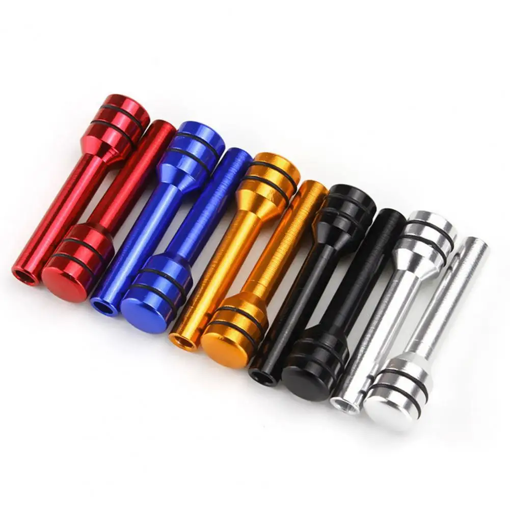 4Pcs Alloy Car Door Lock Knobs Anti-deformed Inner Door Lock Pull Pins Automotive Inner Door Latches Decor Interior Accessories