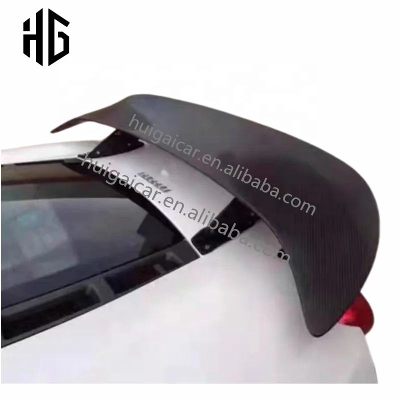 

ASI Style Tuning Parts Glossy Black Carbon Fiber Rear Ducktail Spoiler Wing for Ferrari F430 Trunk Spoilers