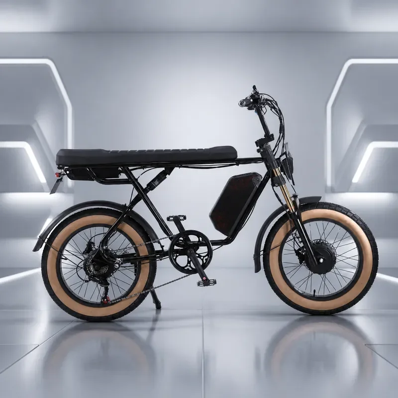 Retro Electric Bicycle High Power Long Endurance Commuter E Bike