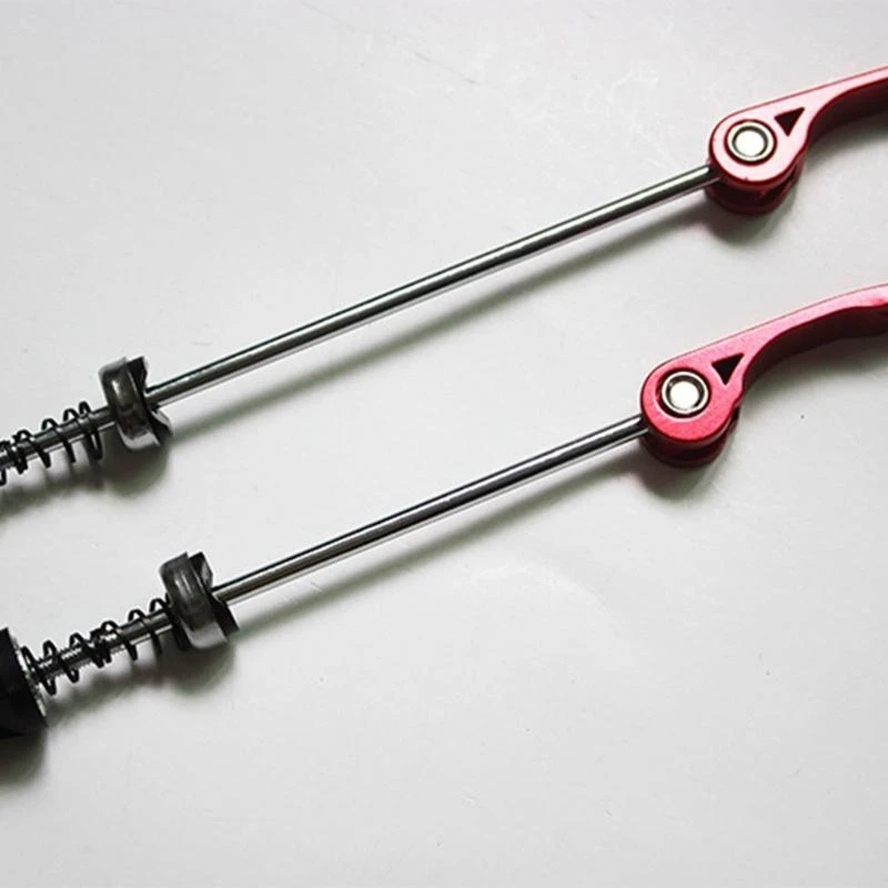 Q39E 2lots Bike Front Axles Rear Wheel Clamp Aluminum Outdoor Cycling Repair Tool