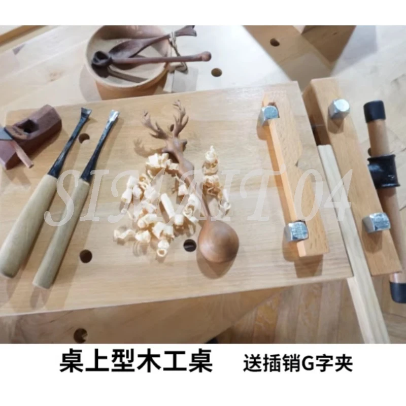 Household Small Woodworking Workbench, Multi-function, Desktop Manual