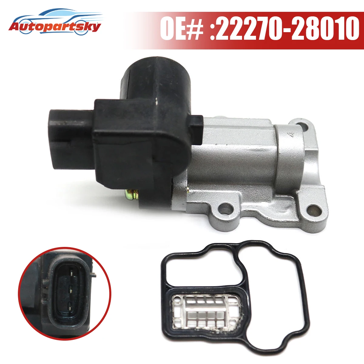 

22270-28010 Idle Air Control Valve for Toyota RAV4 Highlander 01-03 2227028010 AC282 2H1345 AC427 Refurbished Car Accessories