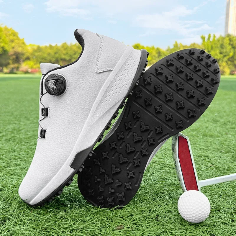 

New Men Golf Shoes Professional Golf Sneakers Cushioning Sneakers Walking Footwears Comfortable