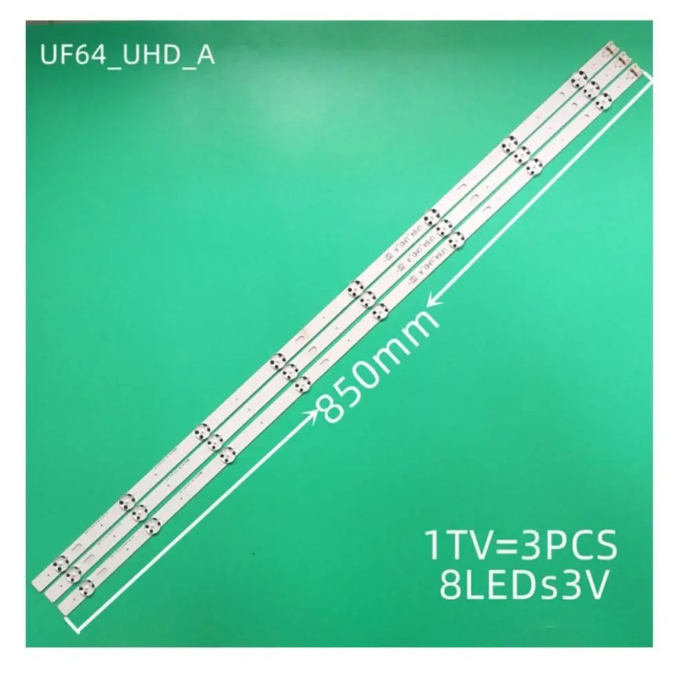 

LED backlight strip(3)for LG UF64_UHD_A 43UH603V 43UH610V 43UF6407 43UH620V 43UH619V 43UF6409 43UH6030 43UF640 43UF640V 43LH60