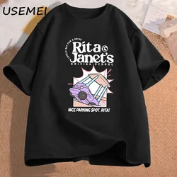 Rita and Janet's Driving School T Shirt Women Men Funny Grpahic T Shirts Back To School Tee Shirt Women's Clothing Streetwear