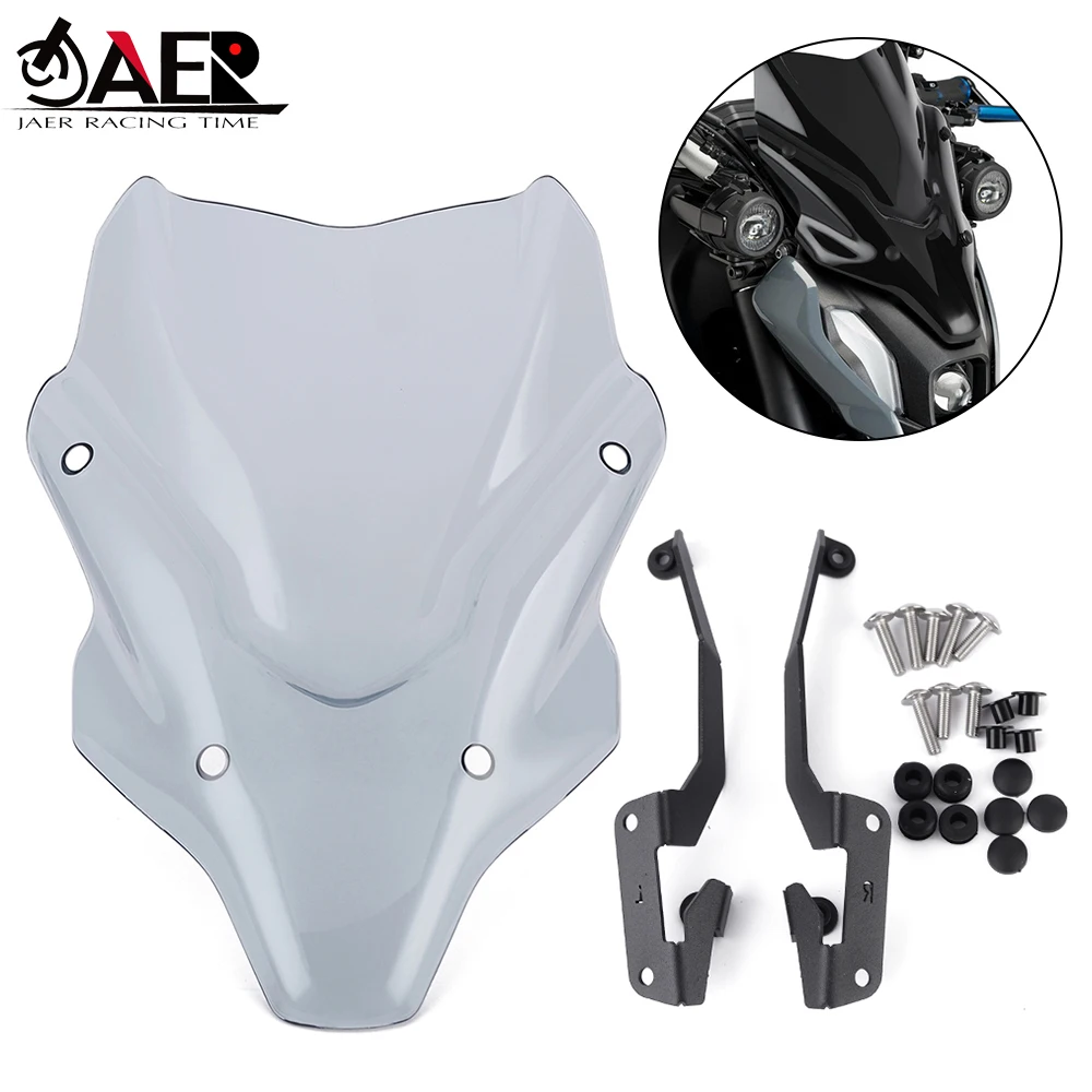 

For Yamaha MT07 FZ07 MT-07 FZ-07 MT FZ 07 Motorcycle Windshield Windscreen Wind Deflector 2021 2022 2023 2024