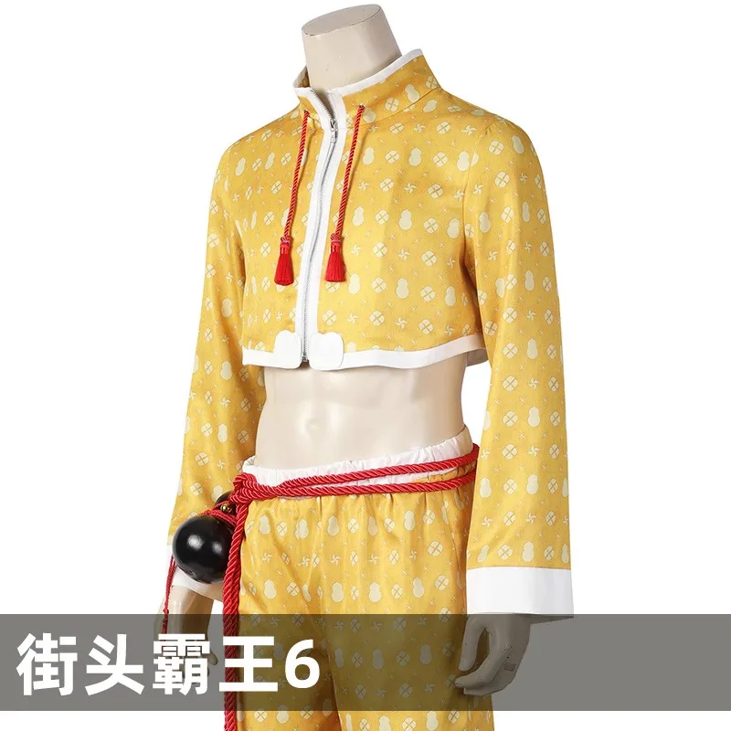 In Stock Game Street Fighter 6 Cos Jamie Cosplay Halloween Christmas Party Costume Cos Clothes Stage Performance Role Play