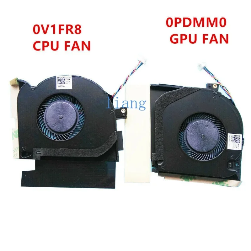 New 0V1FR8 0PDMM0 CPU   GPU Cooling Fan Radiator For Dell ALIENWARE M15 R1 P79F