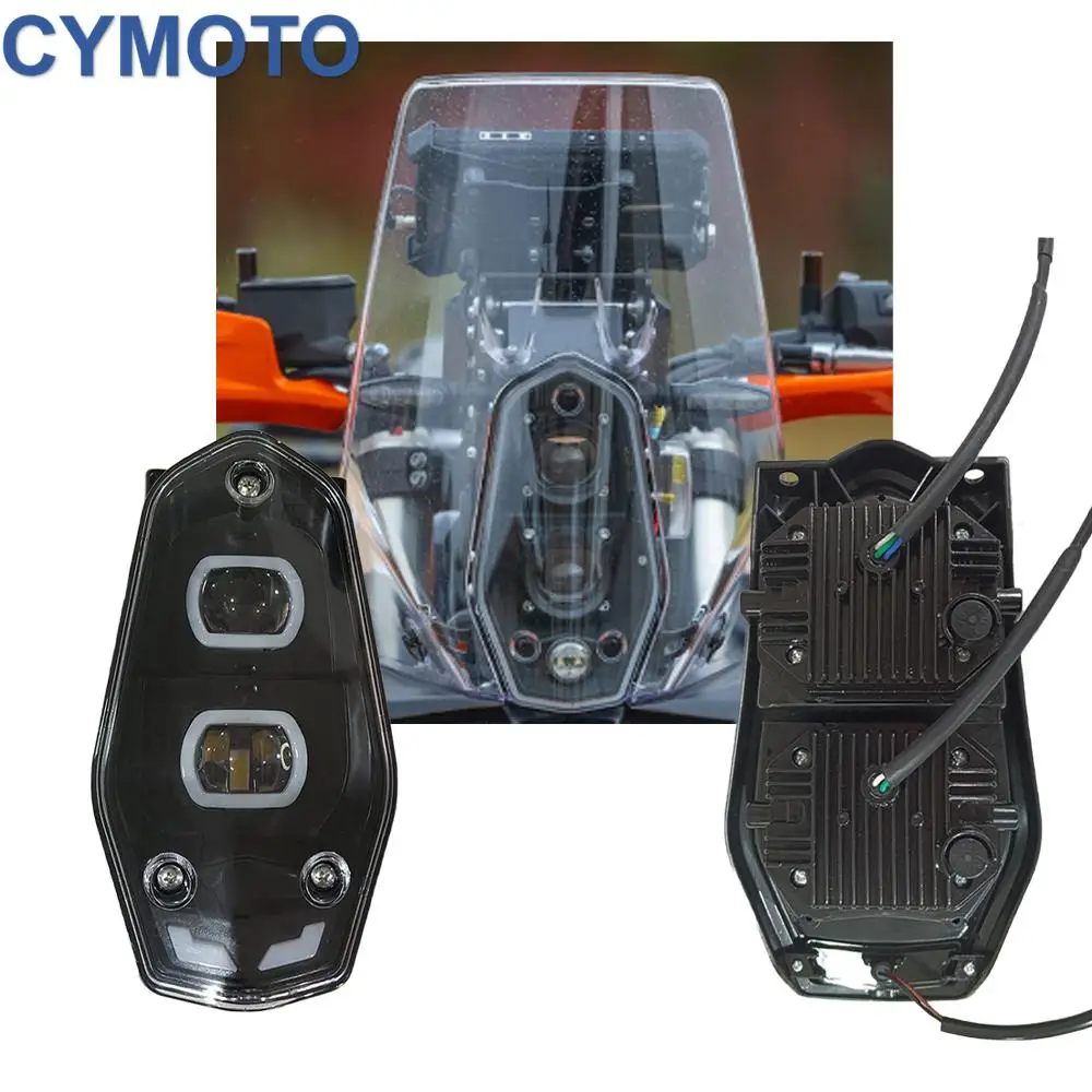 Enduro LED Headlight For KTM 450 701 690 790 890 EXC FE Supermoto Accessories Dirt Bike Head Lamp Accessories
