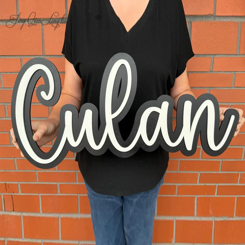 Custom Personalised Double lay - đánh giá và giá Baby Nursery Name Letters