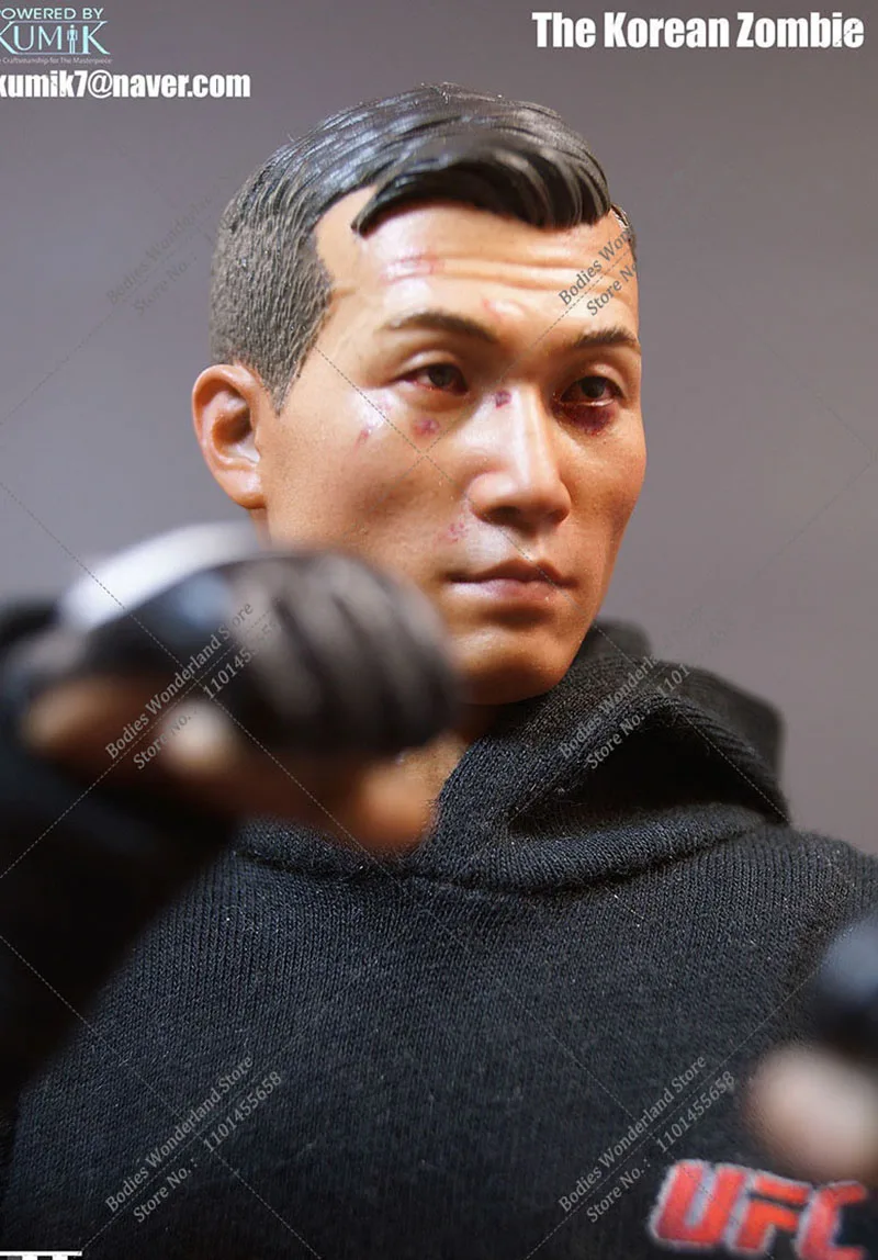 In Stock KUMIK KMF24-K.ZOM 1/6 Scale Collectible Korean Professions Free Fighter Athlete Chan Sung Jung 12In Male Action Figure