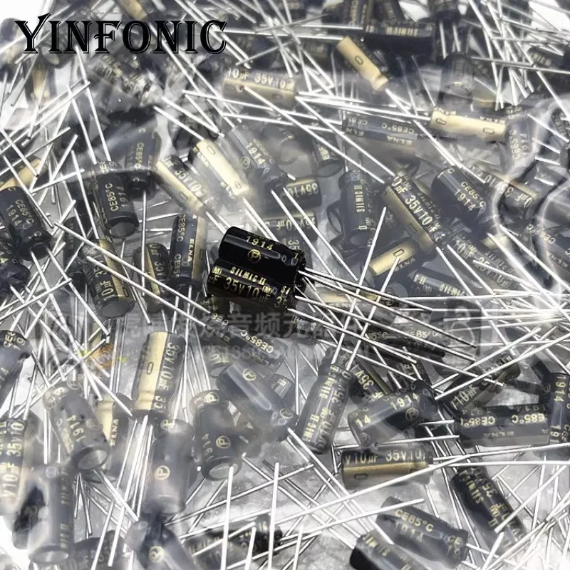 

10Pcs/Lot ELNA SILMIC II Series 50V1UF/2.2UF/4.7UF 25V22UF 35V10uF 5x11mm Electrolytic Capacitors