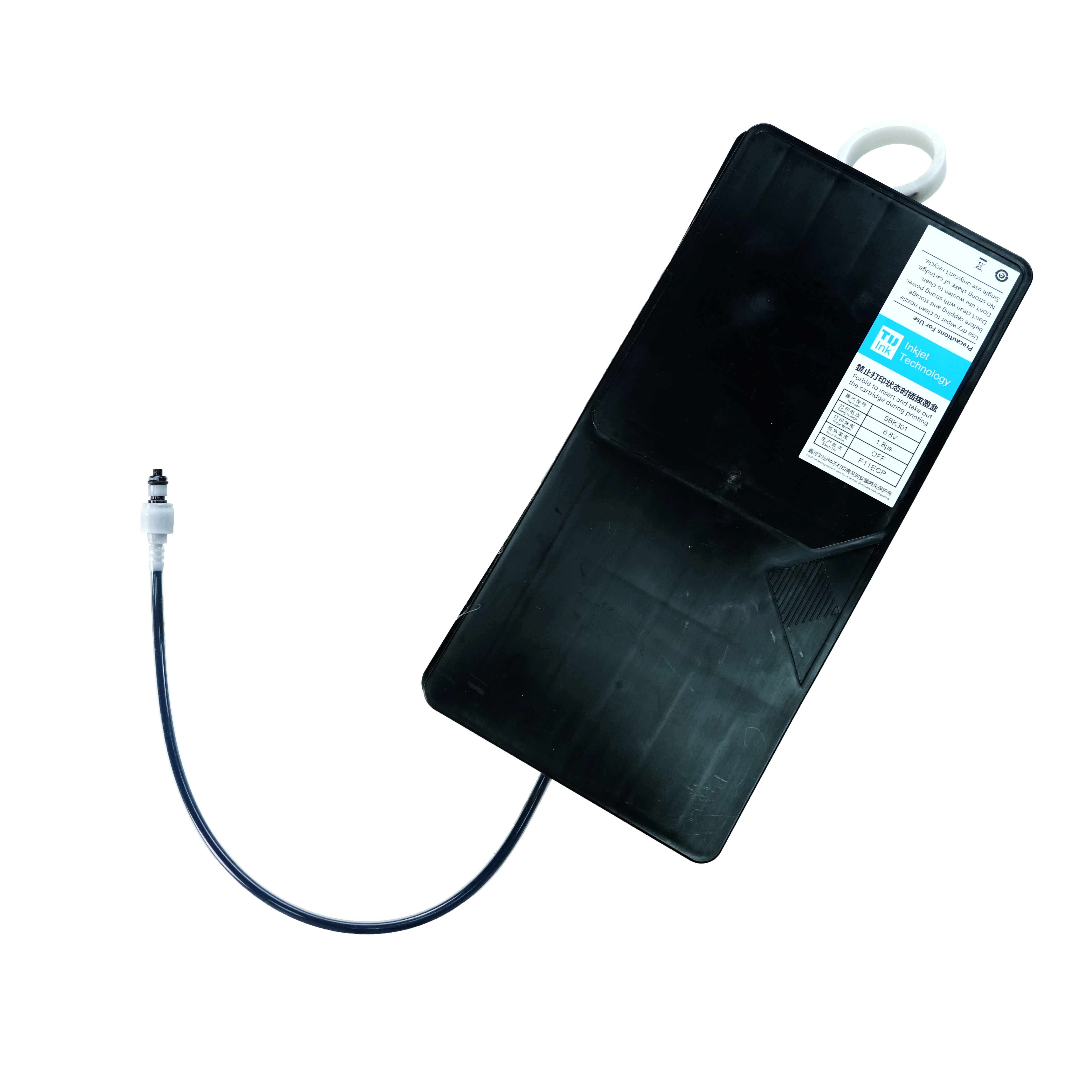 DOCOD High-Capacity 500ml TIJ Continuous Ink Supply System Cartridge for Online Inkjet Printers