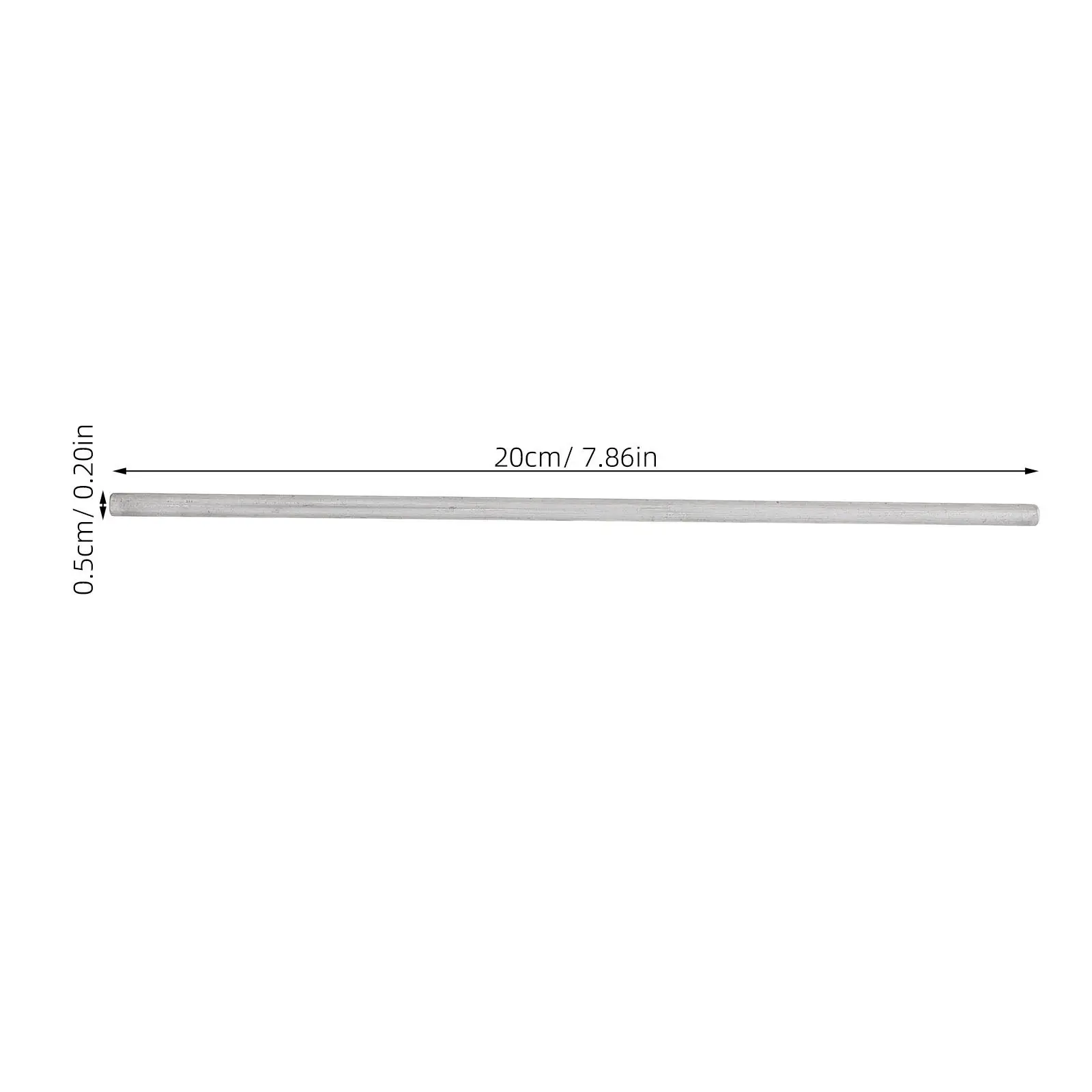 10Pcs Aluminum Thermal Rods 20Cm Heat Transfer Conductivity Rods Physics Lab Stem Science Experiment Teaching Supplies