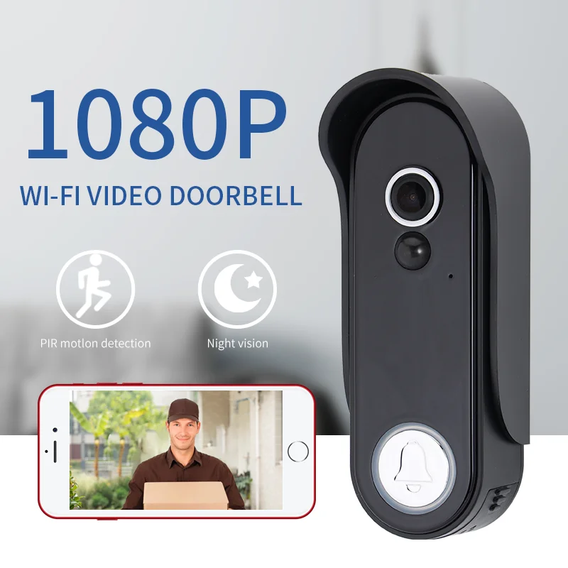 Wireless Intercom For Home Smart Tuya Waterproof 1080p Hd Talking Video Door Phone Door Camera Video Doorbell