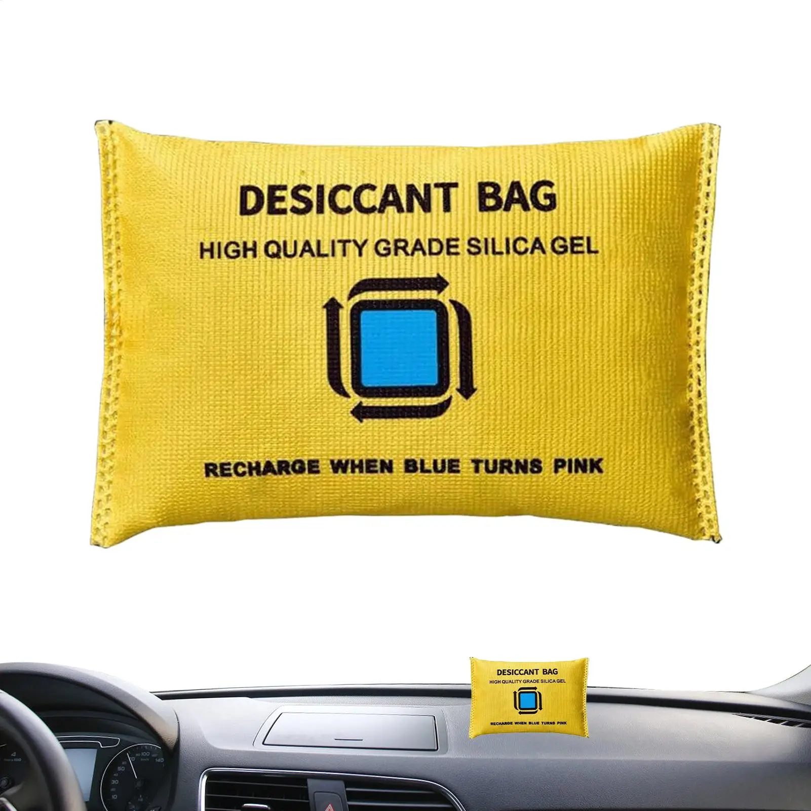 Desiccant Packs Reusable Portable Auto Supplies Car Moisture Absorber for Closet RV Boat Basement Garage Cabinet Tent Clothes