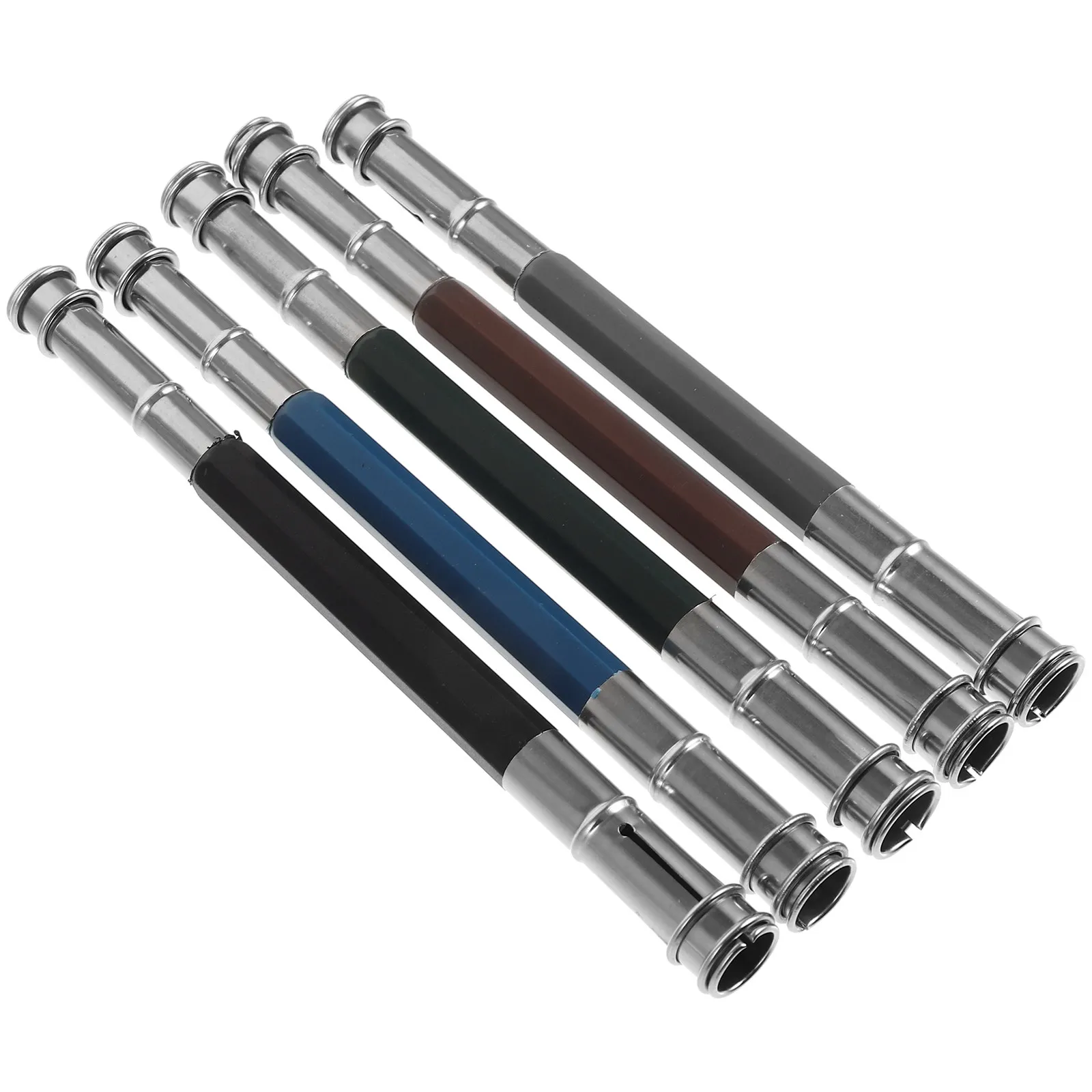 5Pcs Pencil Extender Wear Resistant Short Pencil Holder for Artists Colored Pencils Crayon Drawing Tool Crayon Extension