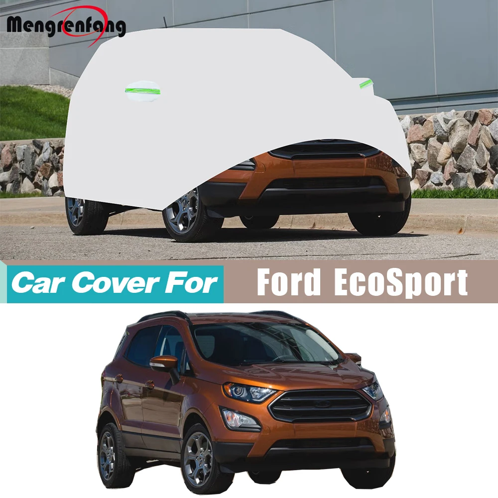 

Windproof Car Cover For Ford EcoSport 2003-2026 Auto Anti-UV Sun Rain Snow Ice Dust Prevent Cover