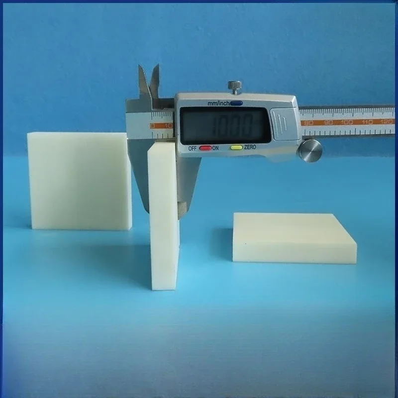 Imagem -03 - Personalizado 99 Alumina Cerâmica Isolante Corindo Board Quadrado Substrato para Pesquisa Científica 50 mm 100 mm 150 mm 220 mm