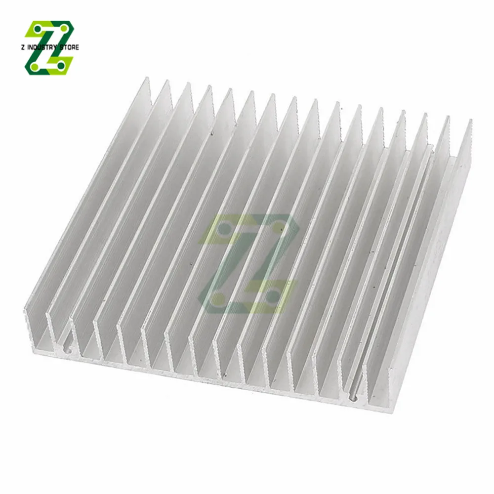 100x100x18mm DIY Aluminum HeatSink Heat Sink Radiator for Electronic integrated Chip Cooling