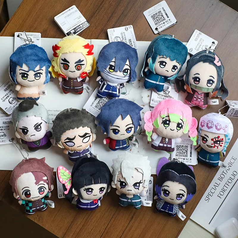 Muñeco de Peluche de Anime Demon Slayer: Tomioka Giyu, Kamado Tanjirou, Kamado Nezuko, Agatsuma Zenitsu, Shinazugawa Genya, Regalo