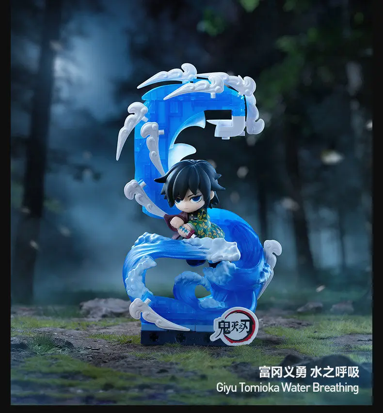 Original POPMART Demon Slayer Kimetsu no Yaiba Mugen Train Arc Bausteine Blindbox Anime Deko Figuren Sammelspielzeug – Detail 14
