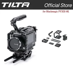 TILTA ES-T21-B Camera Cage for Blackmagic PYXIS 6K/12K Pro Kit V Mount Full cage Extended Shooting Side Panel V mount Accessorie