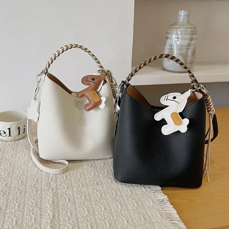 

All Terrain Use Leather Diaper Bag High End Paris Vintage Classic Casual Tote Bag Trendy Crossbody Messenger Bag Mommy Daily