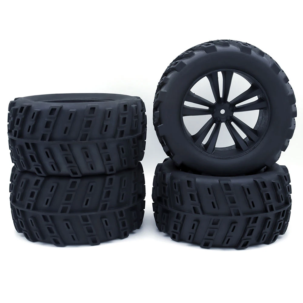 AUSTARHOBBY 1/10 Monster Tires Rally Tires 12mm Hex for 1/10 Traxxas HSP HPI
