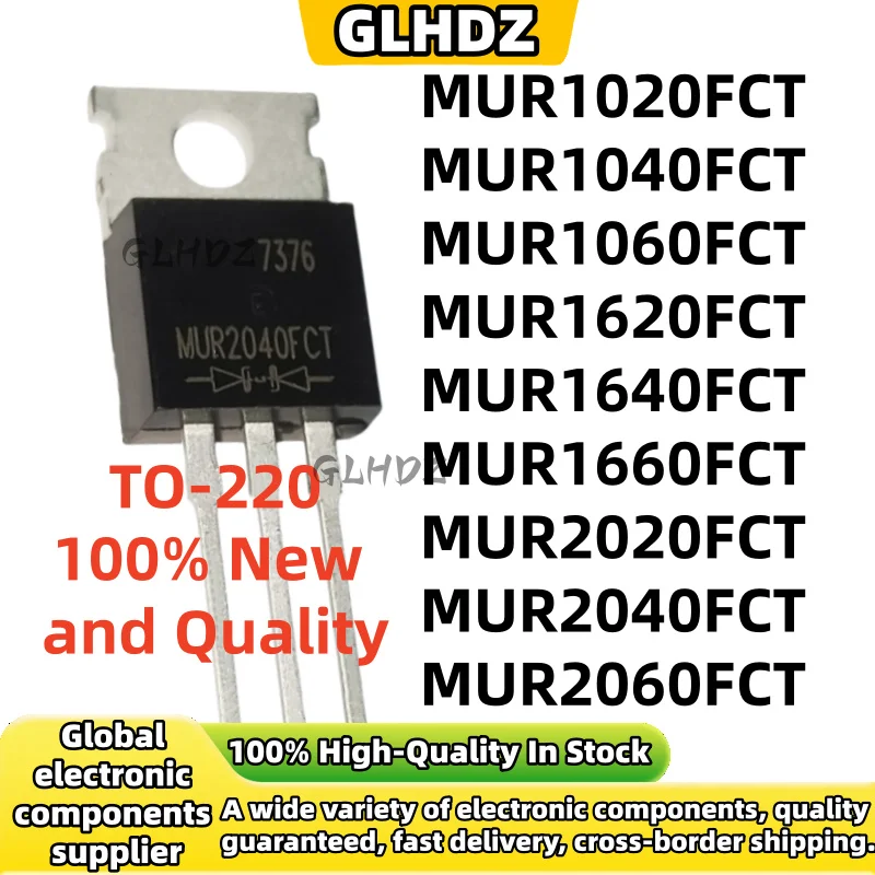 10-30PCS MUR2040FCT TO-220 MUR*2040FCT Quickly restore the high-power diode In stock