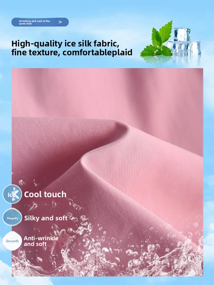 Qui seco esporte orts feminino verão fino cintura alta solta gelo seda correndo calças de perna larga casual comute sle cintura alta