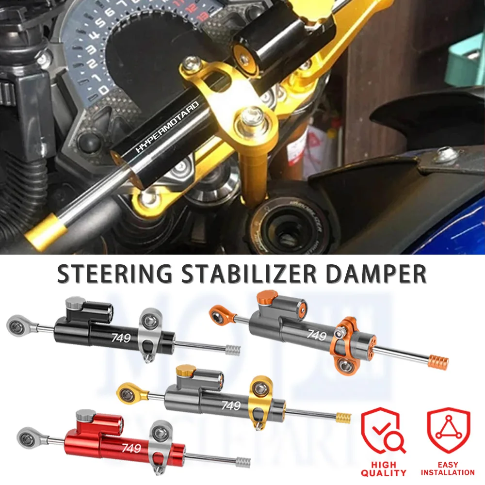 

Universal Motorcycle Accessories Damper Steering Stabilize Safety Control For DUCATI 749 Oscuro 749S 749R 2003-2006 2004 2005