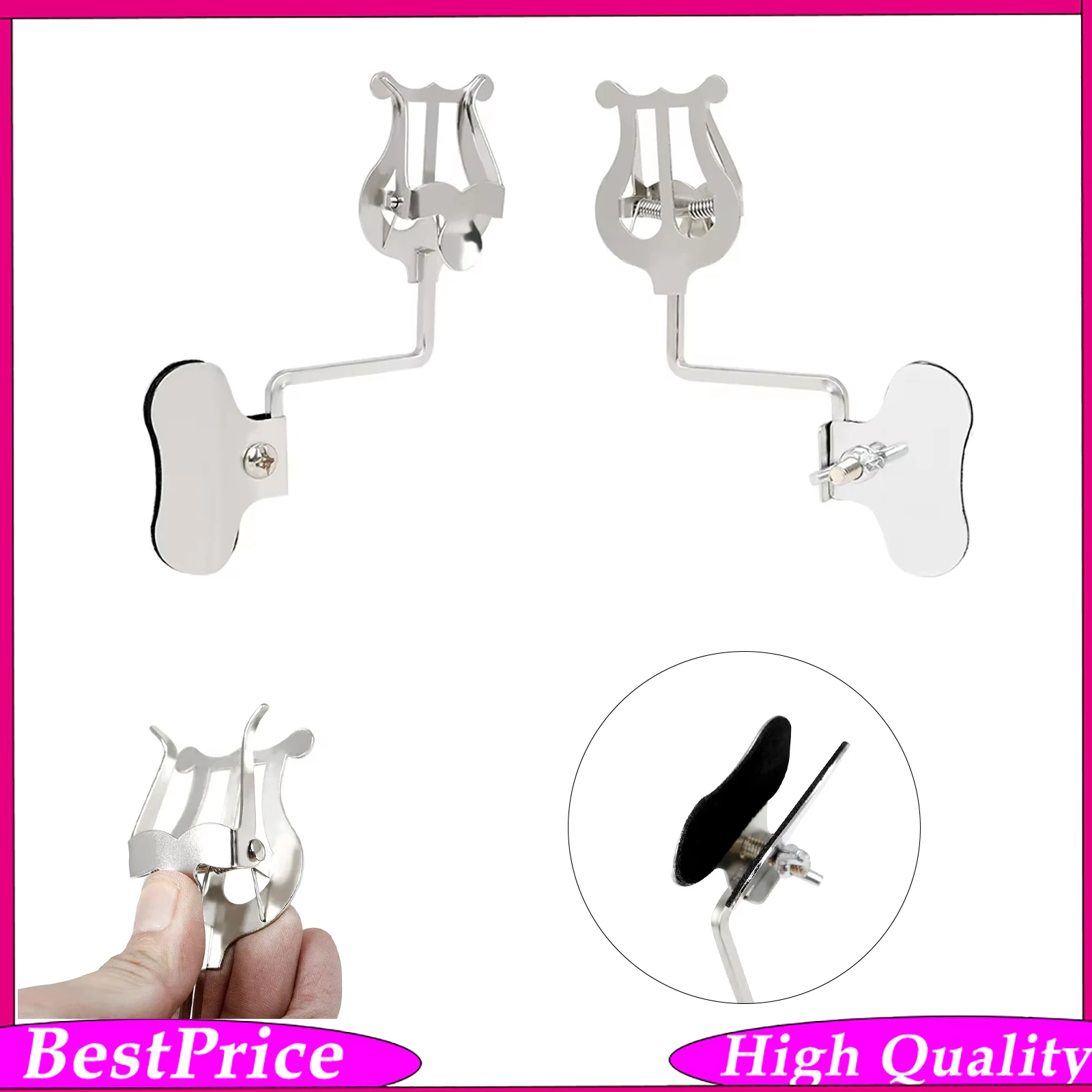 ZJ-3 Universal Metal Sheet Music Stand Wind Instrument Saxophone Trumpet Clarinet Trombone Music Stand for Stage Performance