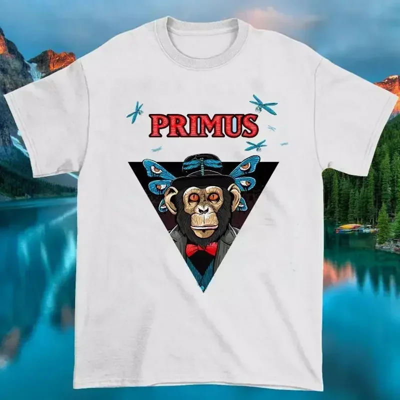 New Men Primus 2024 T Shirt Full Size White Color