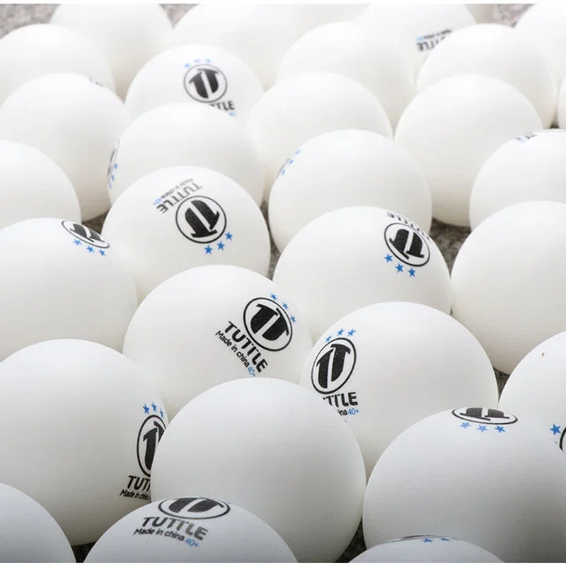 TUTTLE 3Star Ping Pong Balls with Seam 40+ New Material ABS Plastic 2.8g Professional Training Table Tennis Ball 50/100pcs White