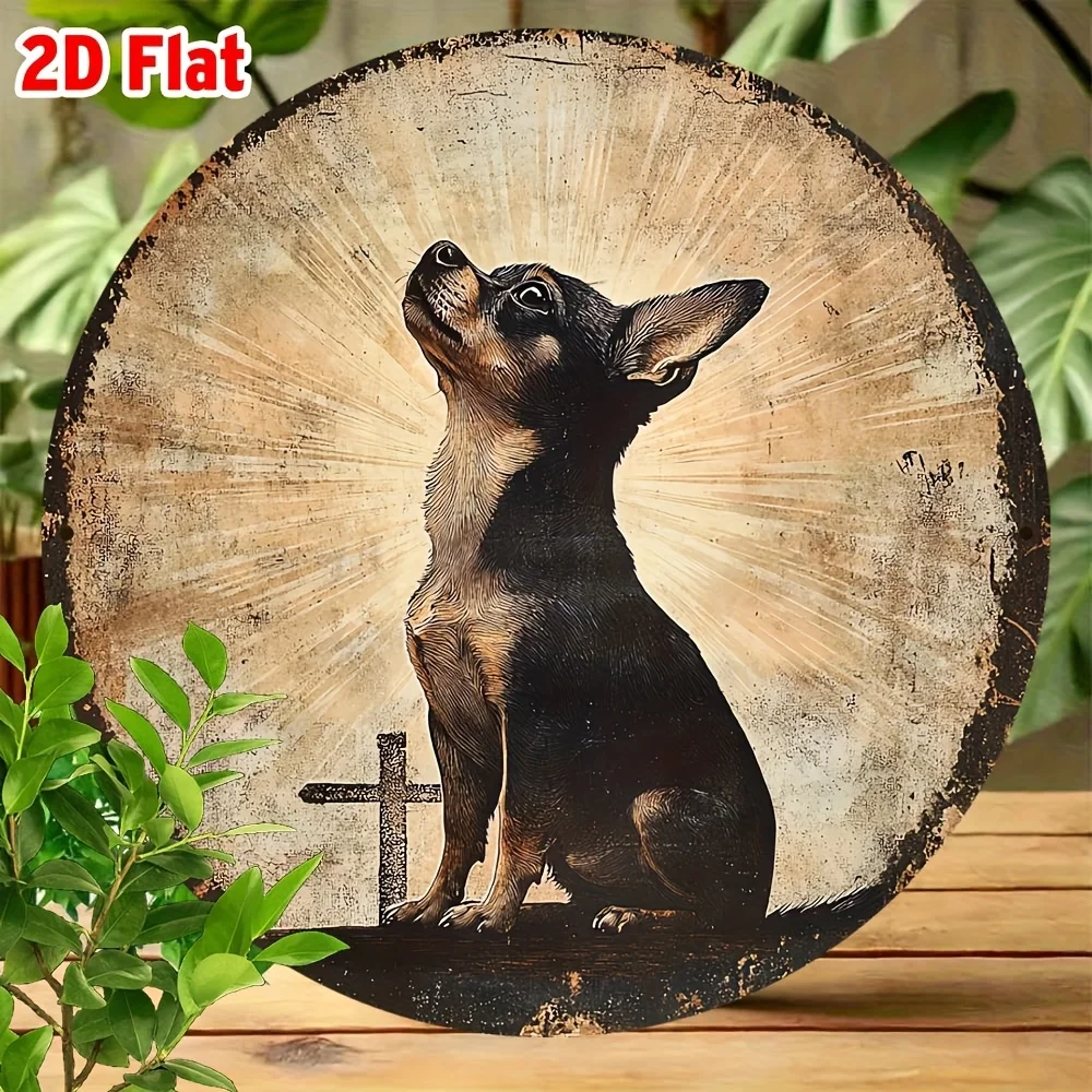 2D Flat, 1pc Chihuahua Prayer 8x8