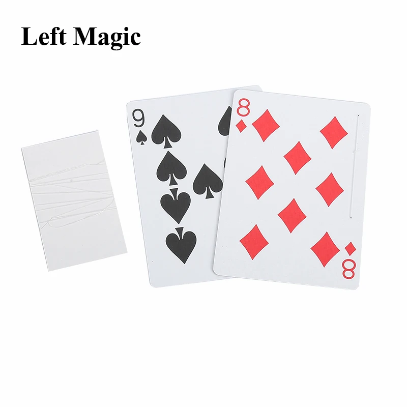 Card Magic Speed Of Light Through Magic Tricks Close Up Street Illusions Gimmicks Mentalism Props Funny Toy Transport Magia