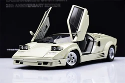 Autoart 1:18 Countach 25th Anniversary Alloy Fully Open Simulation Limited Edition Alloy Metal Static Car Model Toy Gift