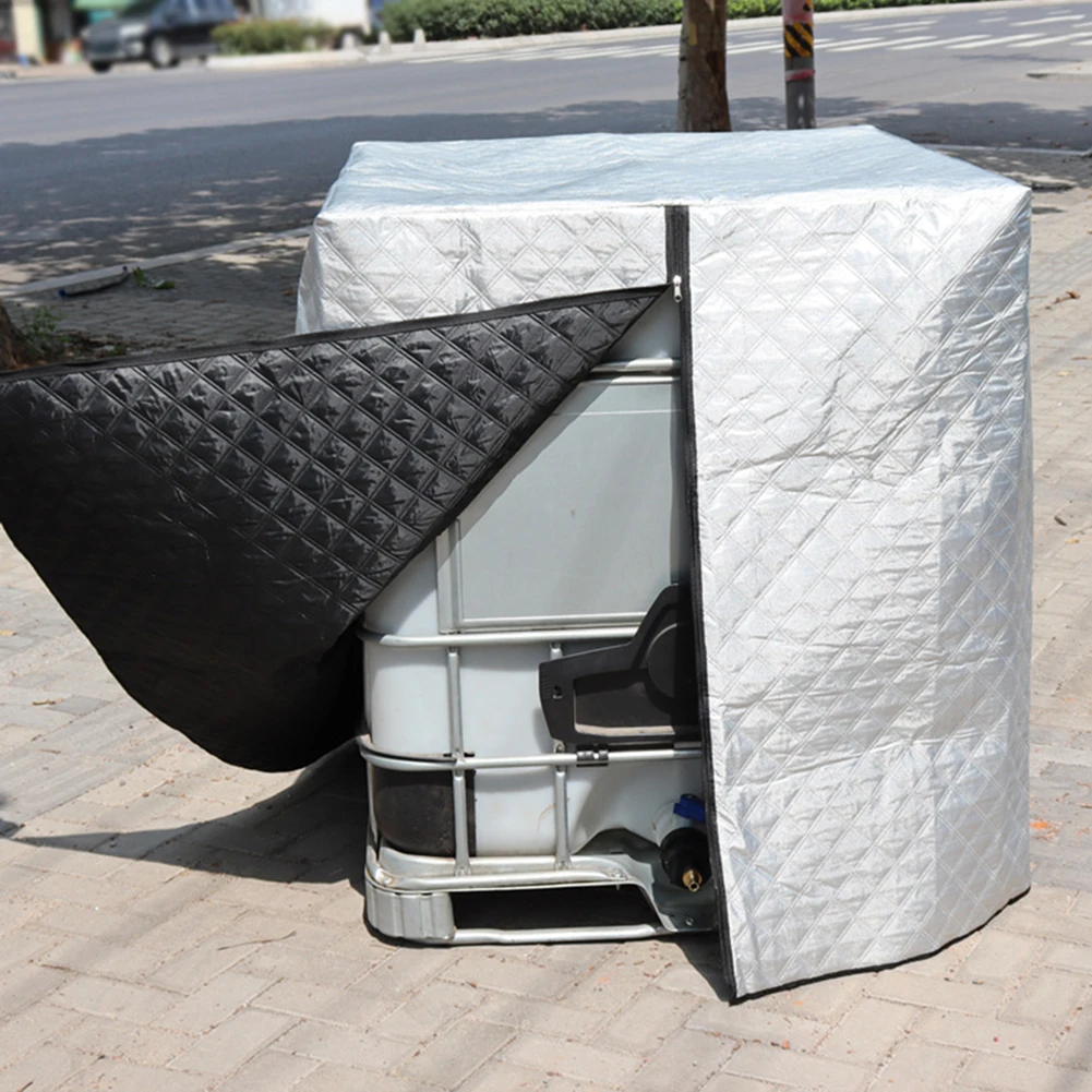 Protective 1000L IBC Tank Cover with Frostproof Thermal Insulation and UV Resistance Suitable for Seasonal Weather Protection